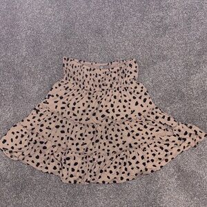 ASOS leopard Dot Skirt